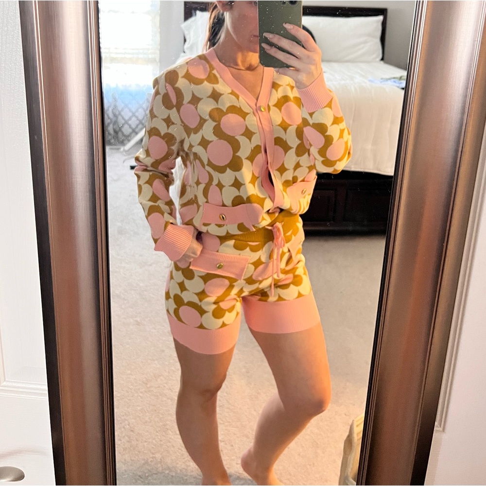 Cardigan and short set